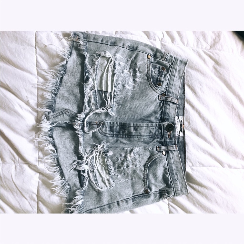 One Teaspoon Junkyard Skirt